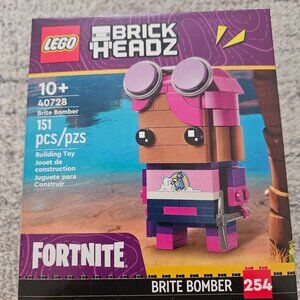 Lego 40728 Brickheadz Fortnite Brite Bomber Brand New! Sealed!